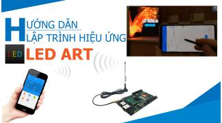 Lập trình biển led trên điện thoại card D,C,A của HD - LED ART